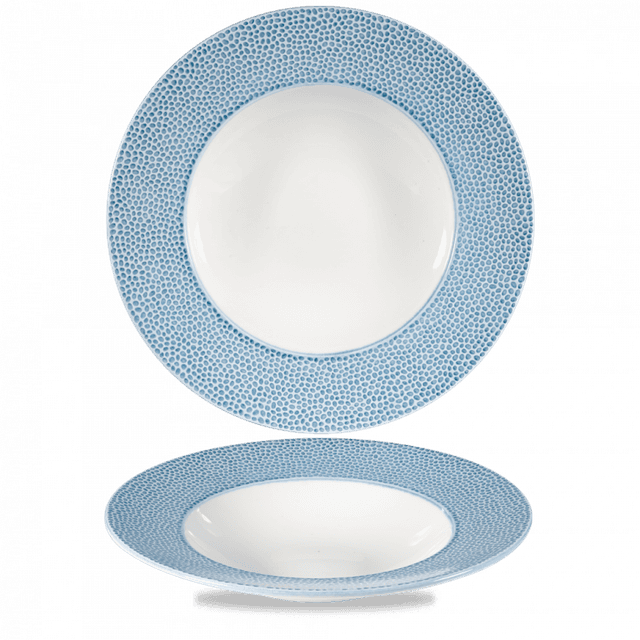 Churchill Isla Spinwash Bord diep met brede rand - Ø280mm - 0.468Ltr - Ocean Blue