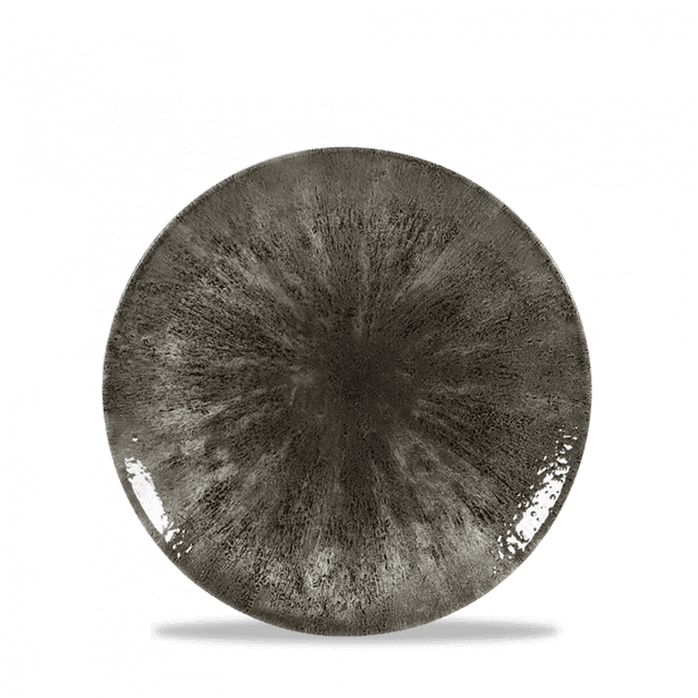Churchill Studio Prints Stone Coupebord plat - Ø165mm - Quartz Black