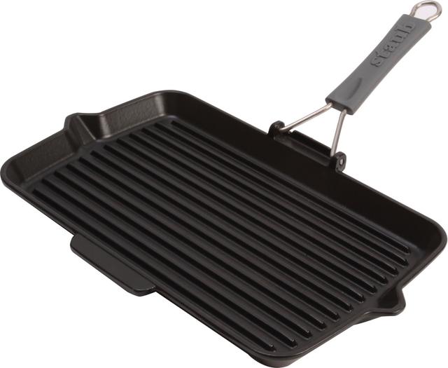 Staub Grillpan rechthoekig - 340x210mm - Zwart