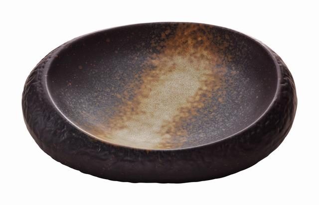 Playground Terra Schaal ovaal - 190x150x50mm - Black