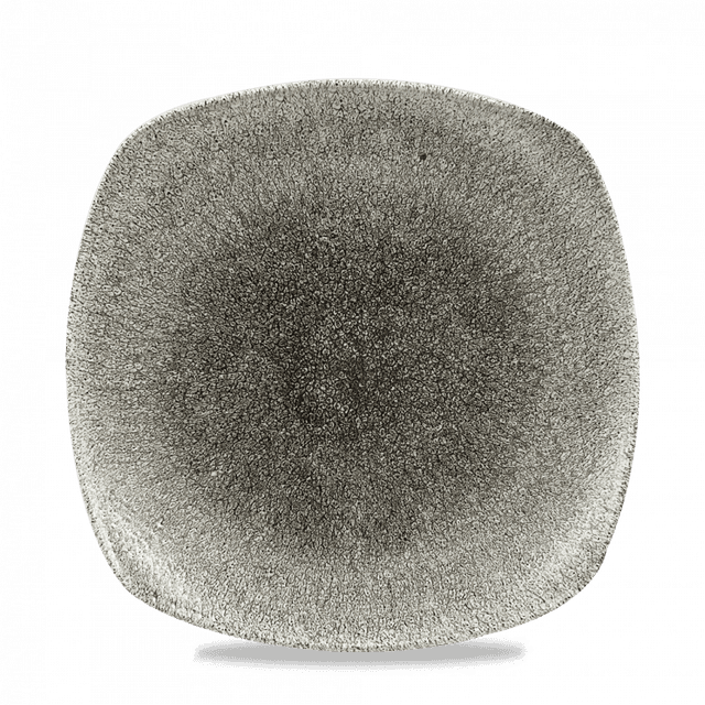 Churchill Studio Prints Raku Bord plat vierkant - 252x252mm - Quartz Black