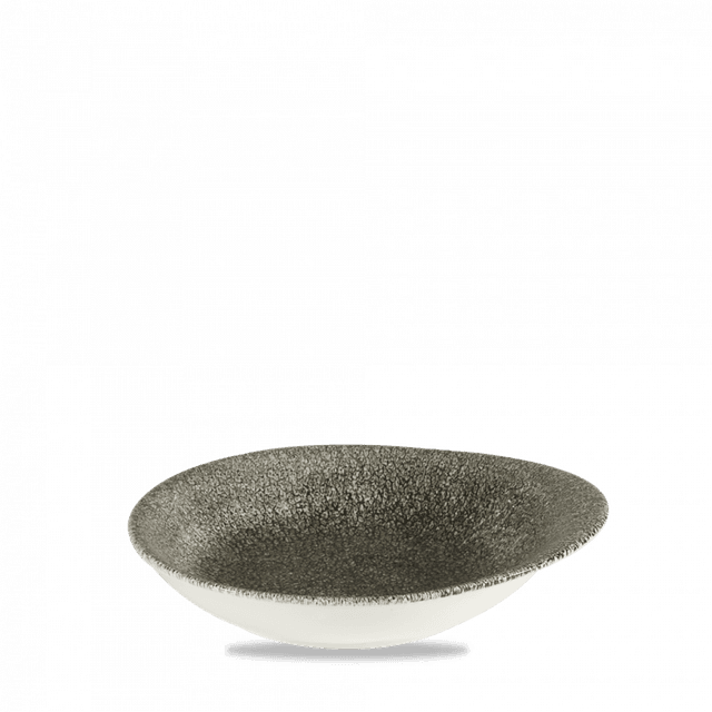 Churchill Studio Prints Raku Schaal rond - 185x168mm - Quartz Black