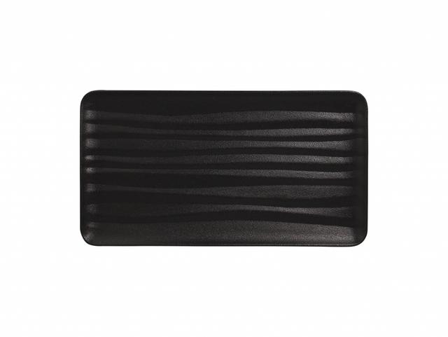 RAK Suggestions Shared Schaal rechthoekig met reliëf - 325x176x15mm - Black