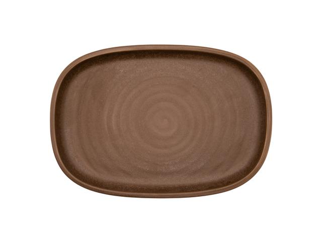 RAK Ease Selva Schaal ovaal - 257x178x25mm - Dark Brown