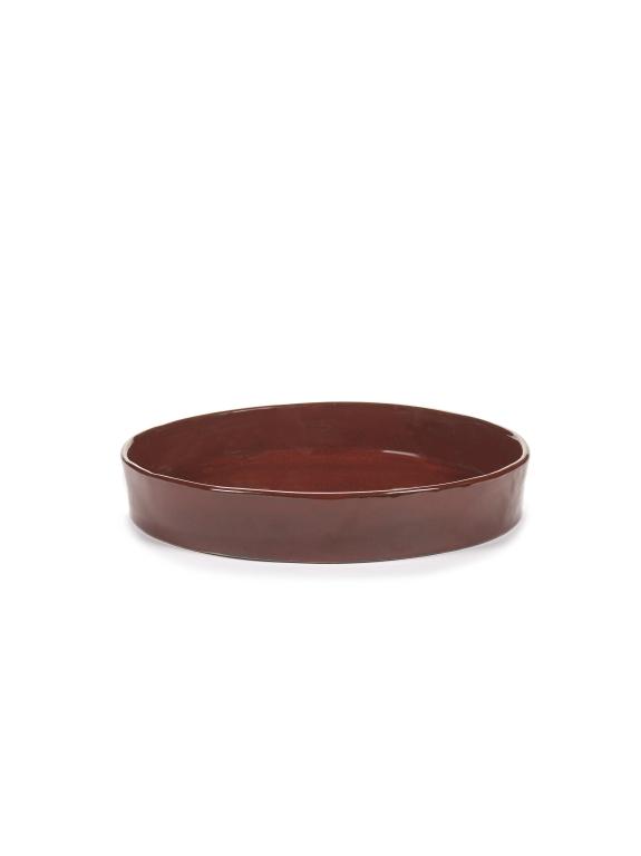 Serax La Mère tableware Bord diep L - Ø250mm - H 45mm - Venetian Red
