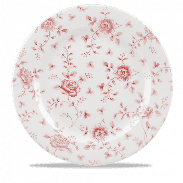 Churchill Vintage Prints Bord plat met decor - Ø305mm - Cranberry Rose Chintz