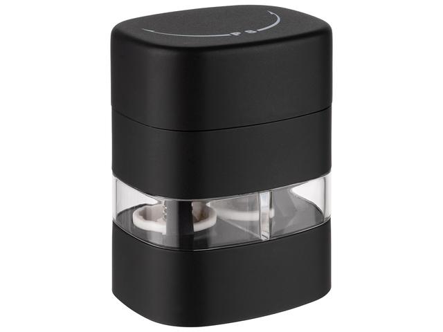 APS Zout- en pepermolen 2 in 1 - 60x50x80mm - Zwart