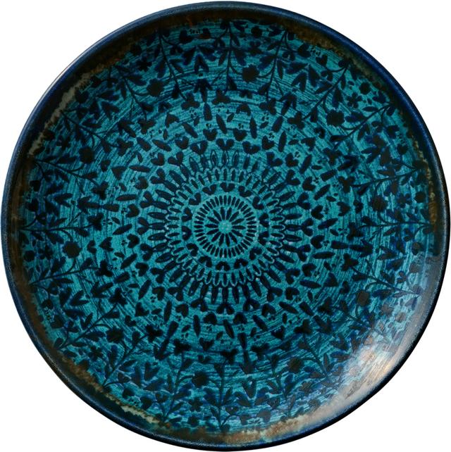Heart & Soul Mirage Coupebord plat rond - Ø210mm - Indigo