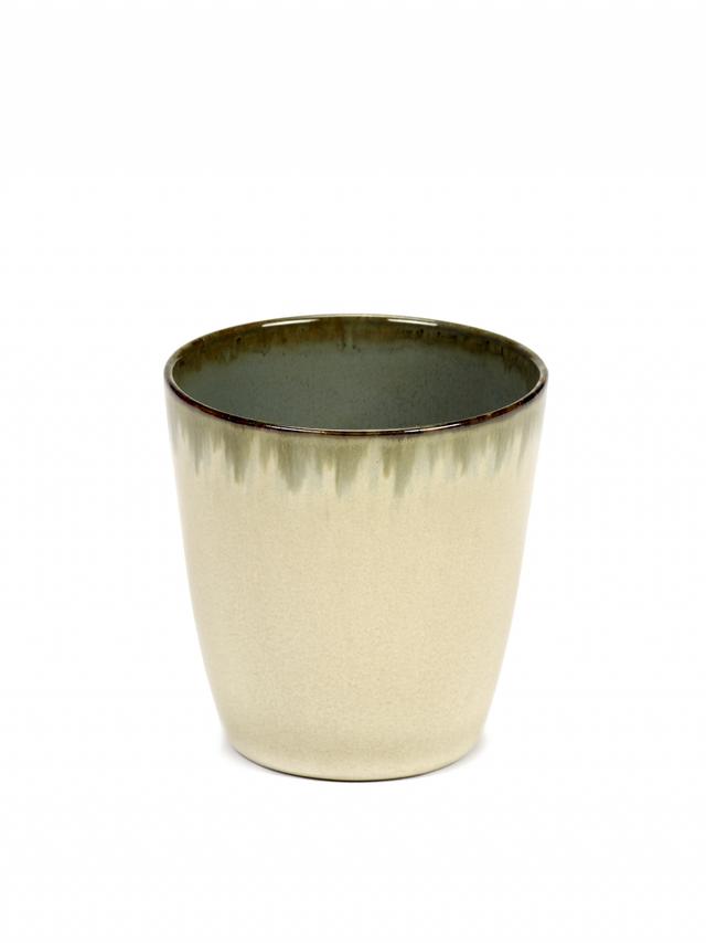 Serax Beker conisch S - Ø70mm - H 75mm - Misty grey/smokey blue