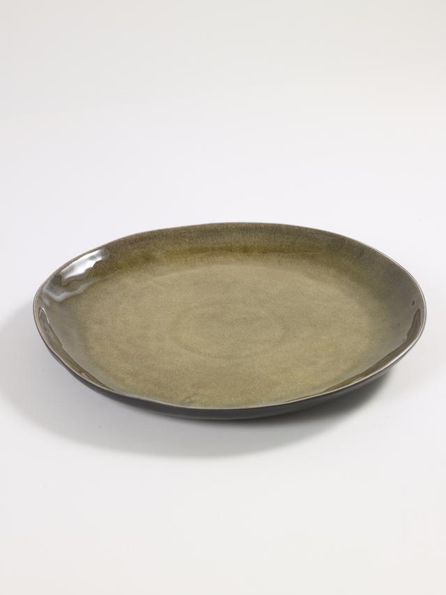 Serax Pure Bord rond Large - Ø340mm - H 34mm - Groen