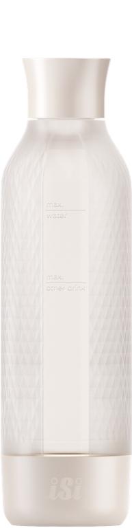 iSi Twist‘n Sparkle Virtuoso Fles - 0.95Ltr - Ivory
