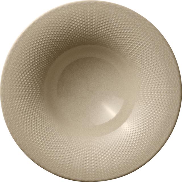 Heart & Soul Pine Coupebord diep rond met reliëf - Ø270mm - Almond