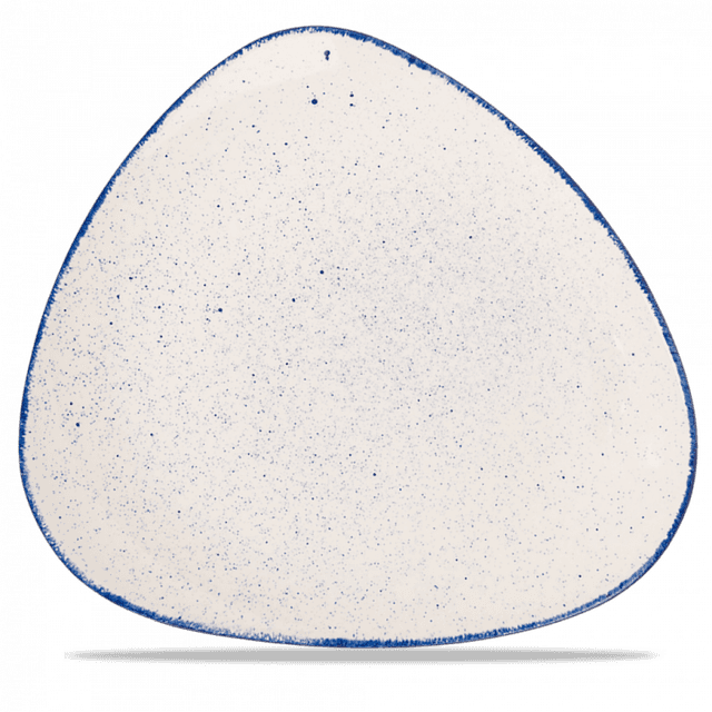 Churchill Stonecast Hints Bord plat driehoek - B 311mm - Indigo Blue