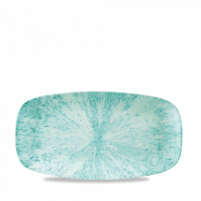 Churchill Studio Prints Stone Bord plat langwerpig - 298x153mm - Aquamarine