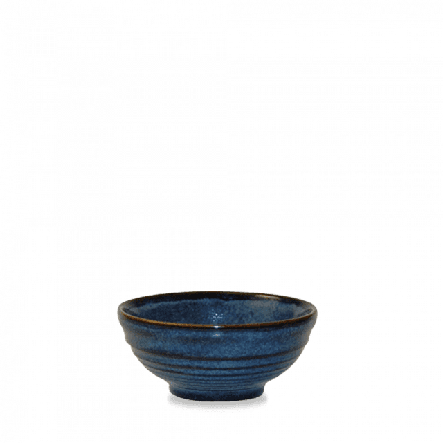 Churchill Bit on the Side Snackschaal geribbeld - Ø104mm - 0.17Ltr - Sapphire Blue