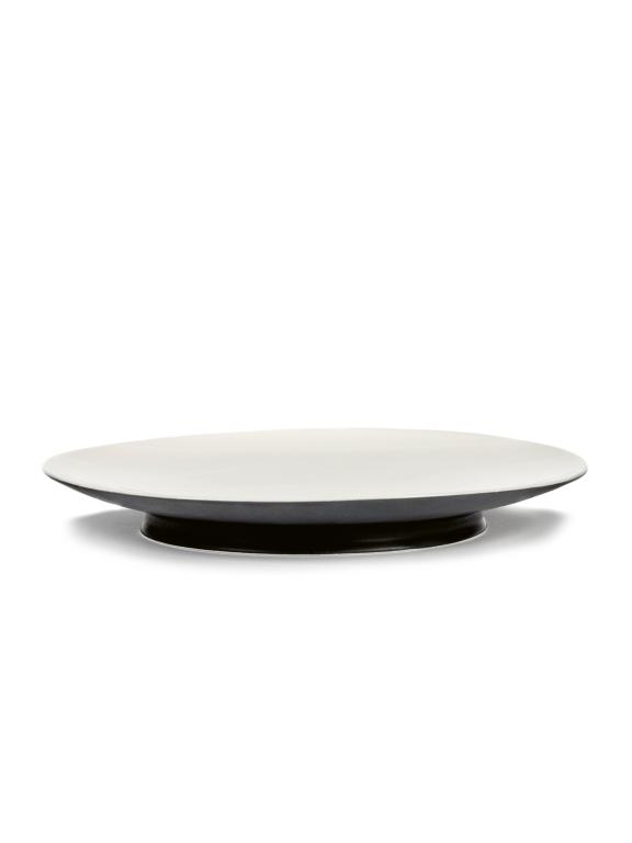 Serax Ra Bord - Ø280mm - Black/offwhite