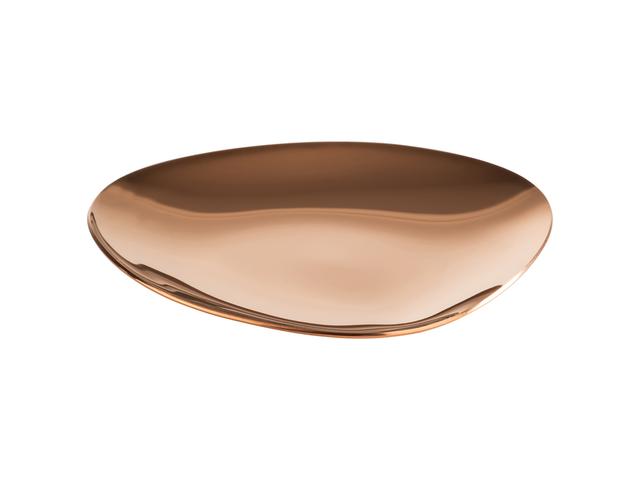 APS Bord Pebble set 4 stuks - 90x90x10mm - Copper look