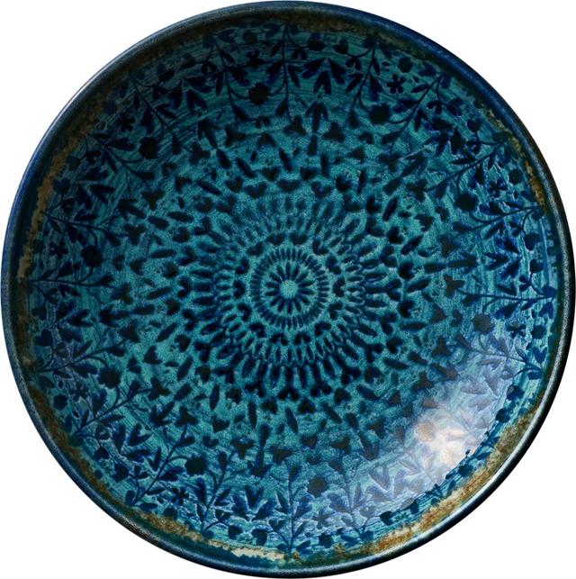 Heart & Soul Mirage Coupebord diep rond - Ø250mm - Indigo