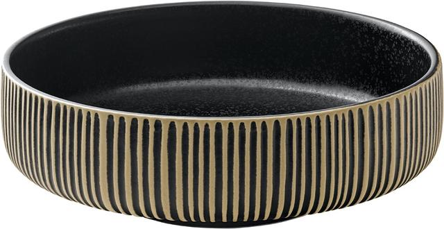 Playground Nara Schaal rond reliëf - Ø120mm - 0.33Ltr - Black/white