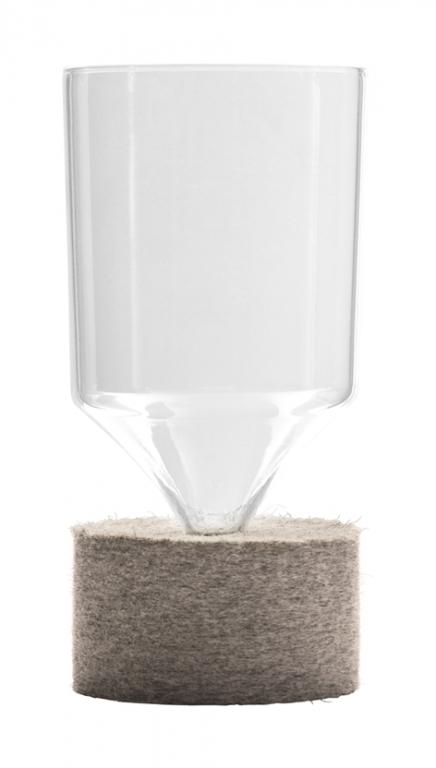 Playground Vaas breed met vilten voet - H 165mm