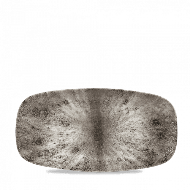 Churchill Studio Prints Stone Bord plat langwerpig - 298x153mm - Quartz Black