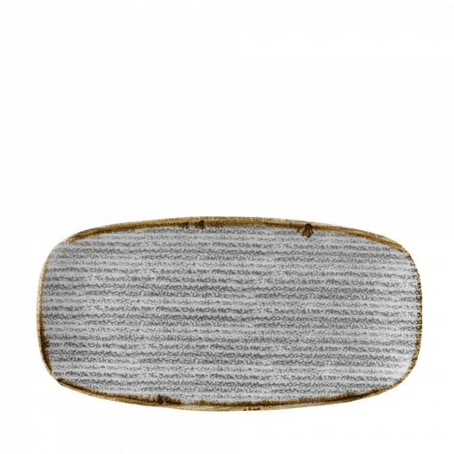 Churchill Studio Prints Homespun Bord plat langwerpig - 355x189mm - Stone Grey
