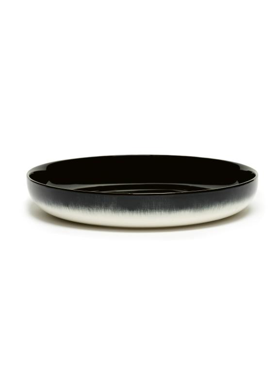 Serax Dé Bord hoog var B - Ø240mm - Offwhite/black