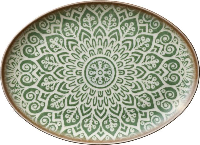Heart & Soul Soulmate Schaal ovaal - 320x235x25mm - Jade