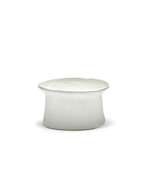Serax La Mère tableware Plateau diep groot op voet - Ø195mm - H 110mm - Off White