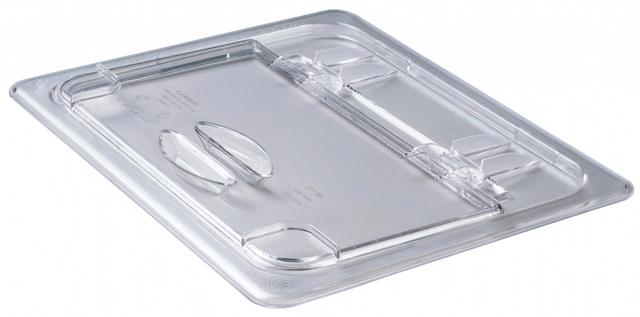 Cambro Deksel met greep en scharnierdeksel 1/2 GN - Clear