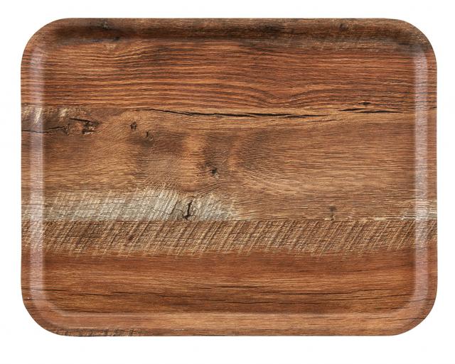 Cambro Dienblad Madeira - 370x530mm - Brown Oak