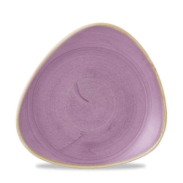 Churchill Stonecast Bord plat driehoek - B 245mm - Lavender