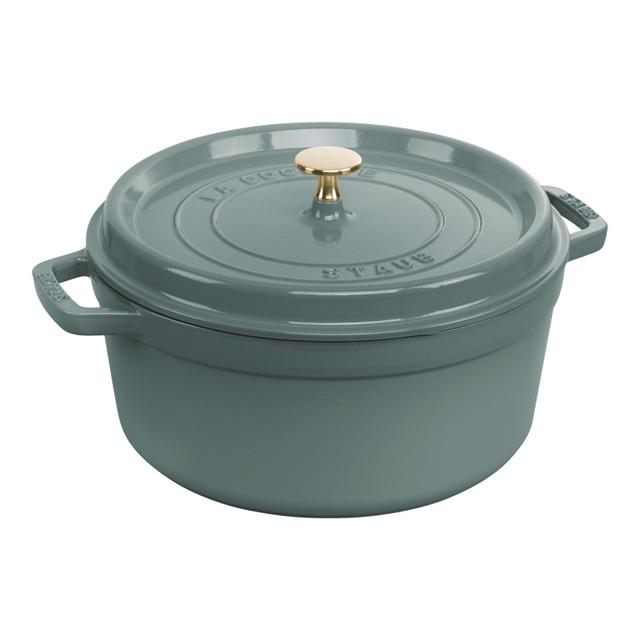 Staub Cocotte rond - Ø260mm - Eucalyptus