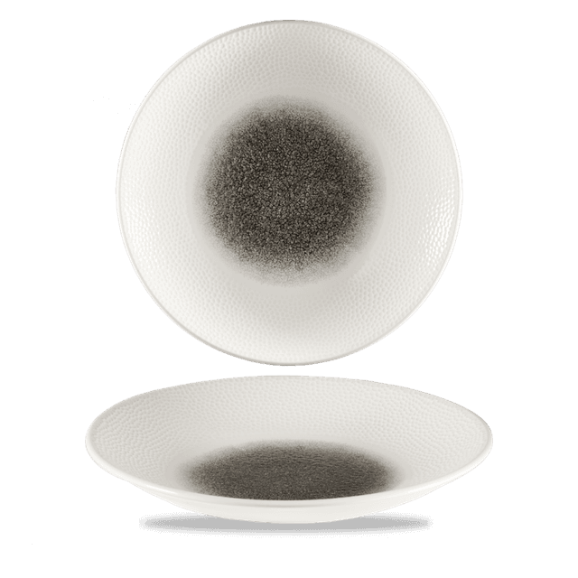 Churchill Isla Print Coupebord diep laag - Ø281mm - H 37mm - Quartz Black