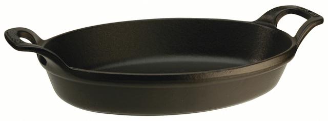 Staub Ovenschaal ovaal - 270x152x60mm - Zwart