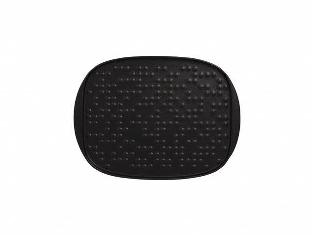 RAK Suggestions Staged Bord rechthoekig met reliëf - 270x200x15mm - Black