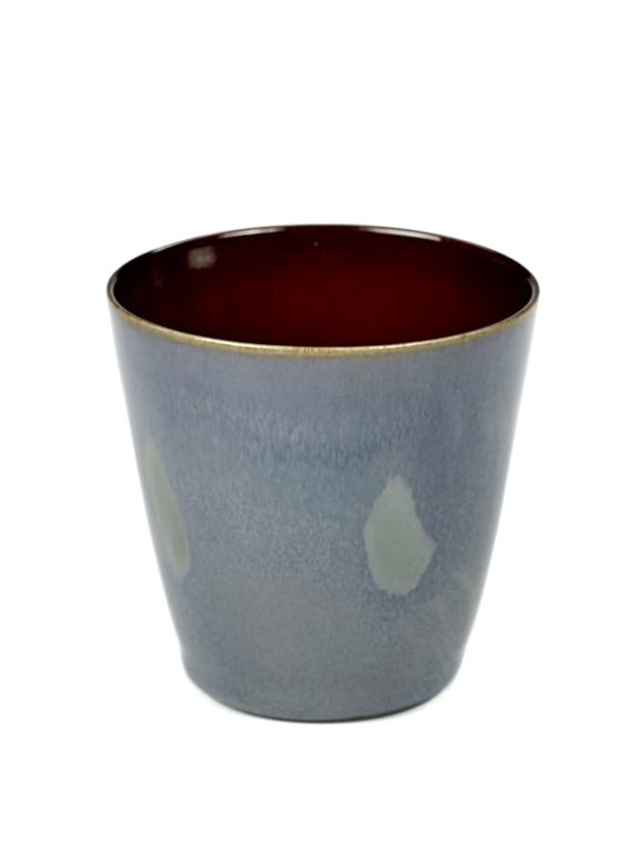 Serax Beker conisch S - Ø70mm - H 75mm - Smokey blue/rust