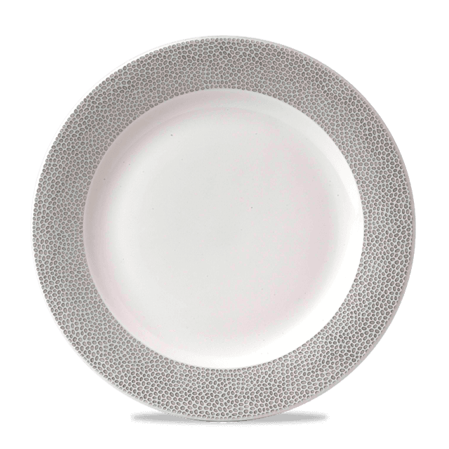 Churchill Isla Spinwash Bord plat met rand - Ø305mm - Shale Grey