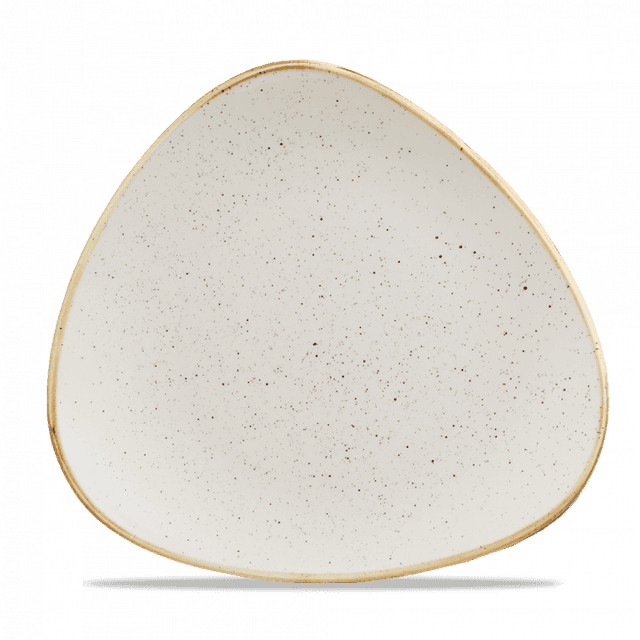 Churchill Stonecast Bord plat driehoek - B 285mm - Barley White
