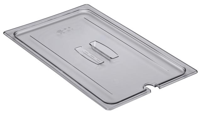 Cambro Deksel met lepeluitsparing en greep 1/1 GN - Clear