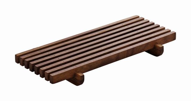 Playground Kruimelrooster rechthoekig - 180x90x20mm - Walnoot