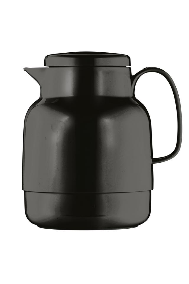 Helios Mondo Thermoskan kunststof - 1.3Ltr - Zwart