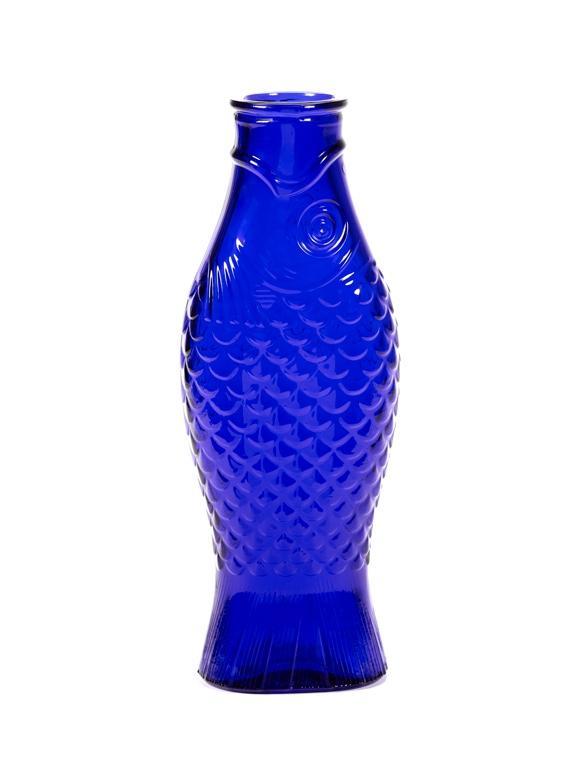 Serax Fish & Fish Fles - 0.85Ltr - Kobalt blauw