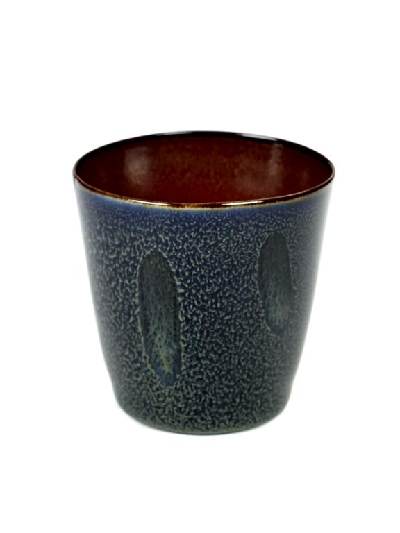 Serax Beker conisch S - Ø70mm - H 75mm - Dark blue/rust