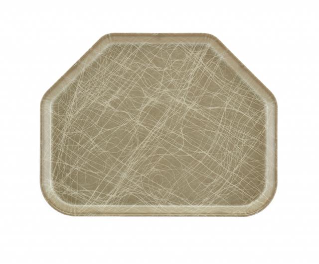 Cambro Camtray trapezium - 457x355mm - Abstract Grey