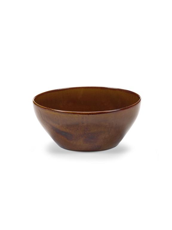 Serax Out of Lines Serveerschaal  - 250x220x110mm - Ocher