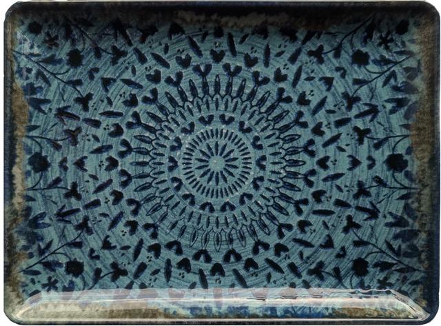 Heart & Soul Mirage Schaal rechthoekig - 235x175x25mm - Indigo