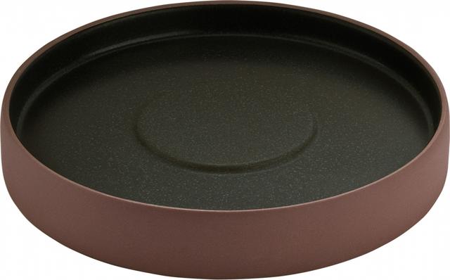 Playground 2in1 Bord/espresso schotel - Ø140mm - Brown/black