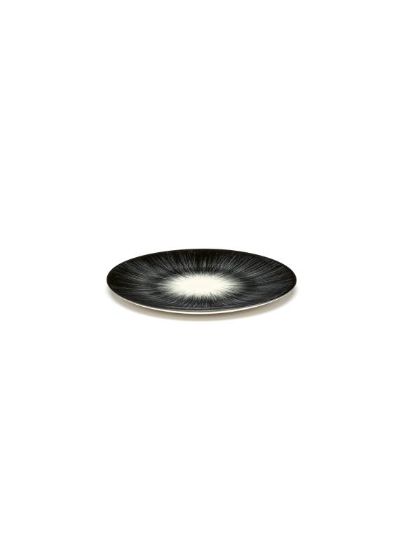 Serax Dé Bord var 5 - Ø140mm - Offwhite/black