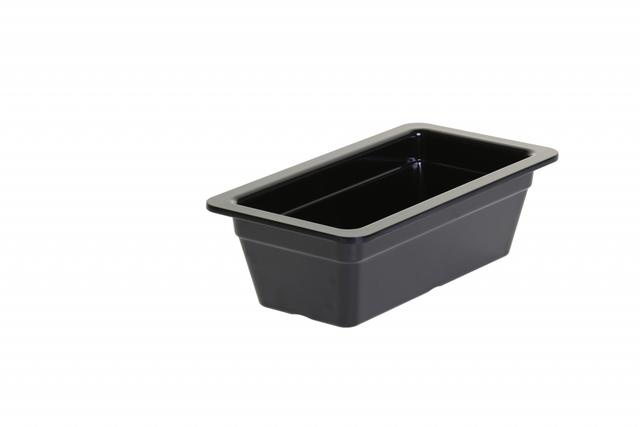 Tablecraft Gastronormschaal melamine 1/3 - 100mm - Zwart